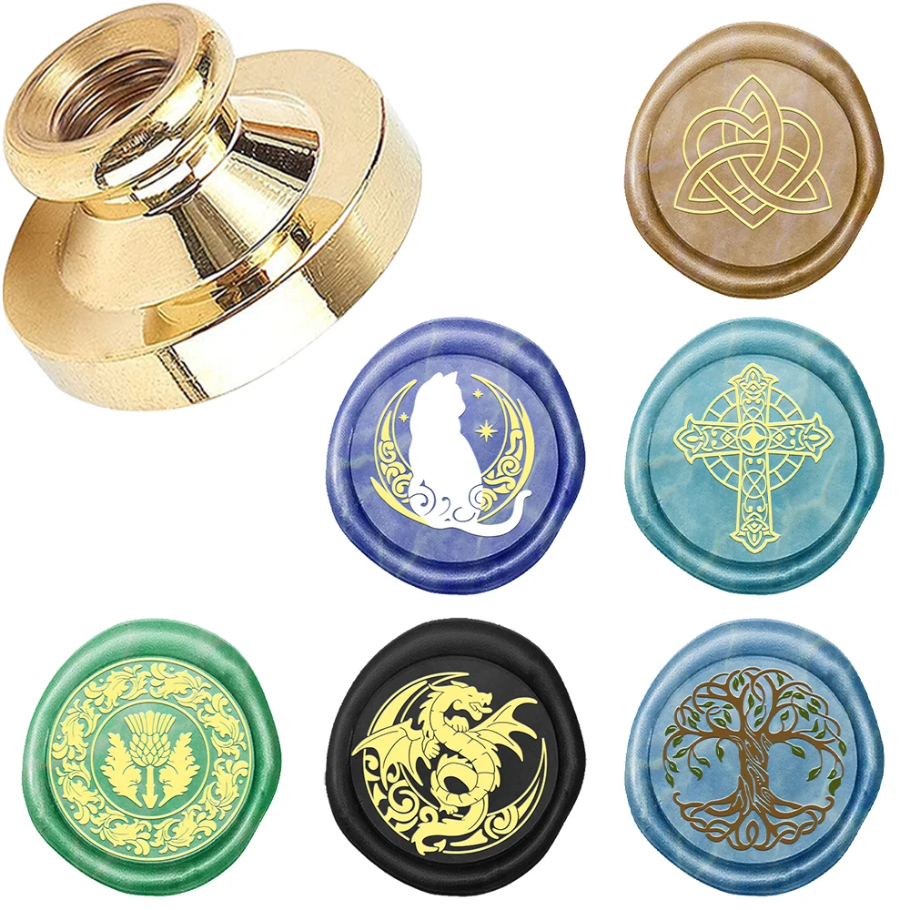 Wax Seal Stamp Set - Kreatywny stempel do lakowania z motywem
