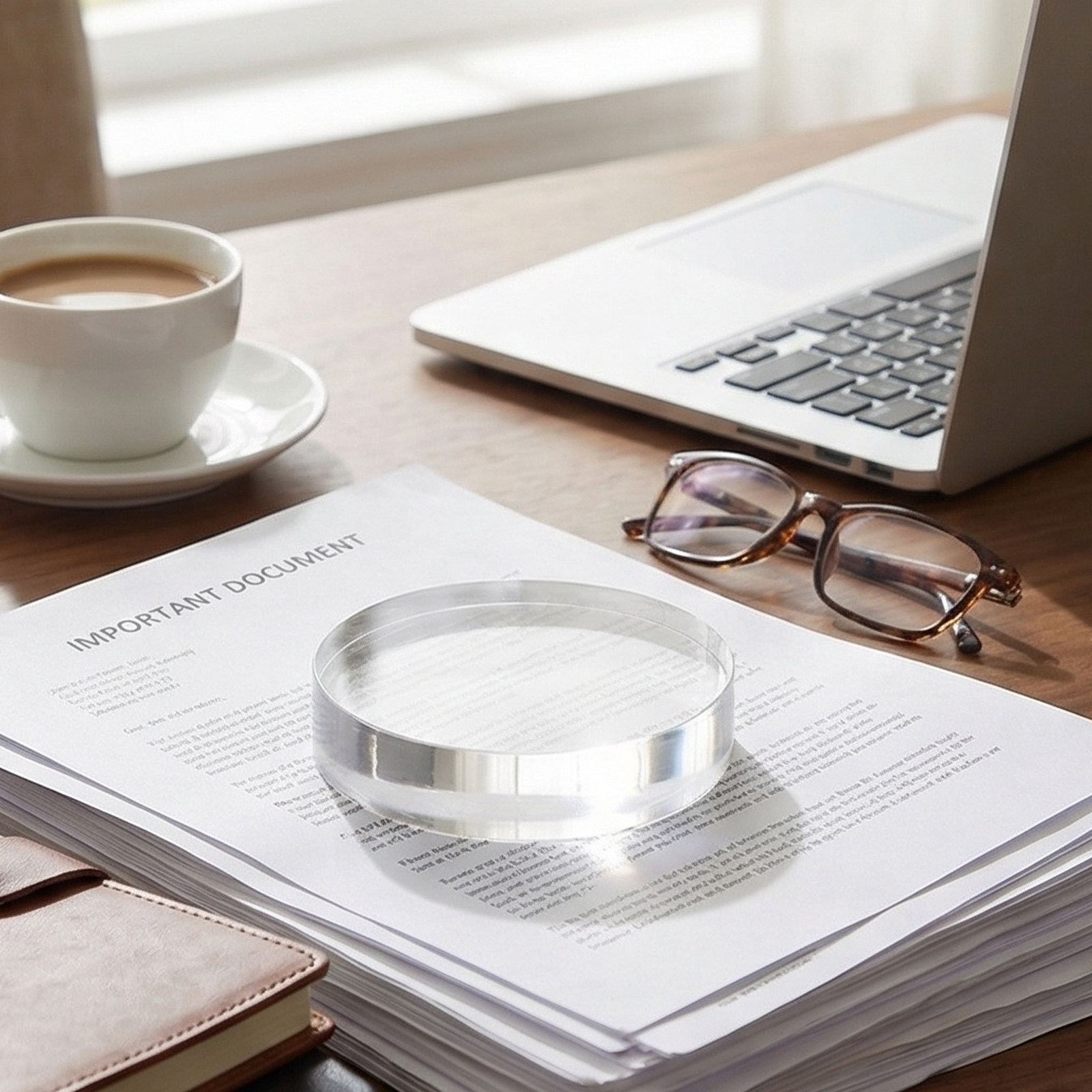 Okrągła kryształowa obciążka d – Paper Weight Crystal recenzja i cena