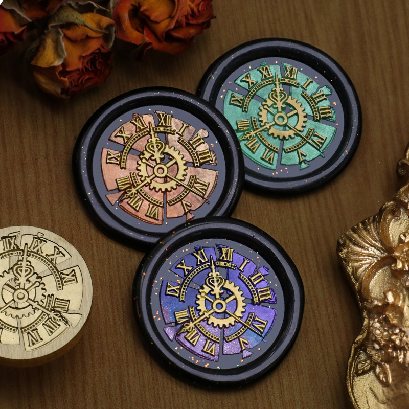 Retro Zegar Pieczęć Woskowa Ni – Wax Seal Stamp Set recenzja i cena